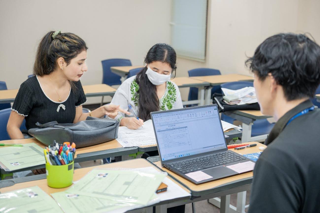 進学指導の様子